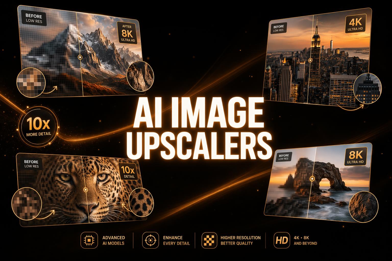 Best AI Image Upscalers in 2026: A Hands-On Comparison